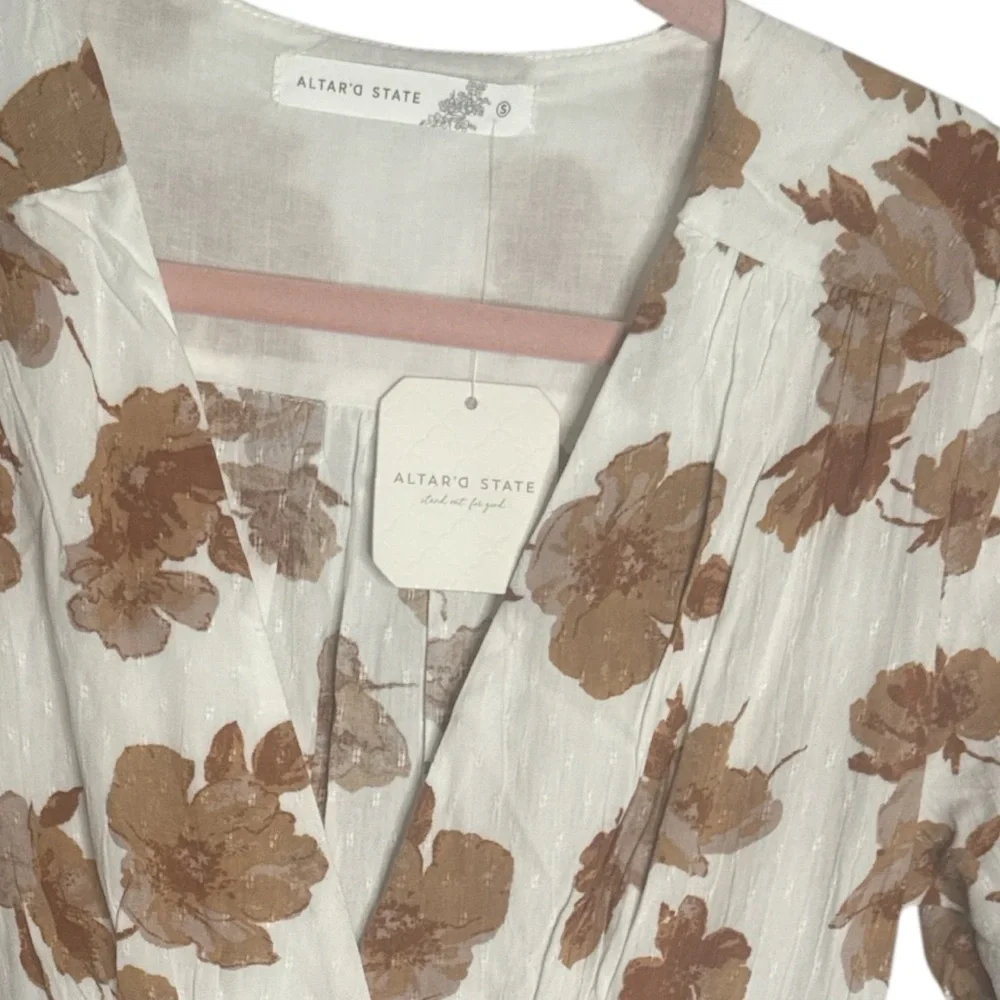 Altar'd State Stacie Floral Midi Dress - NWT - Picture 7 of 10
